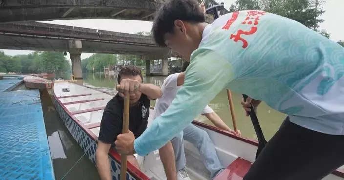 Foreign visitors enjoy dragon boat races, cultural activities in Foshan