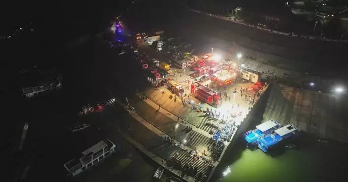 Boat capsizing accident kills 10 in western China's Guizhou