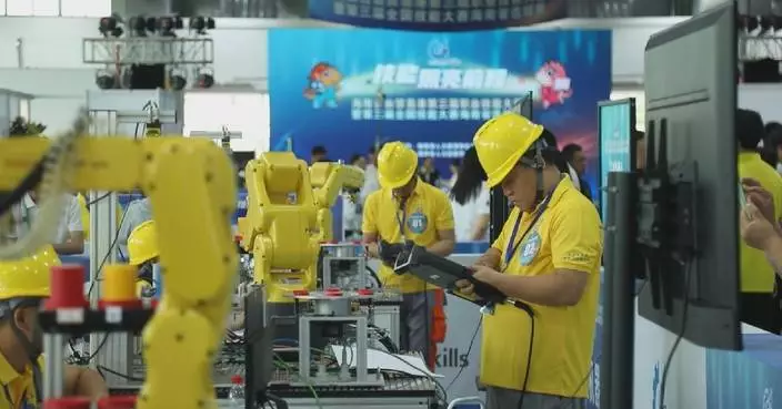 Vocational competition held in south China to highlight key skills for emerging fields