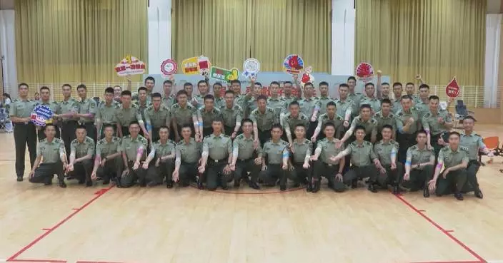 PLA Garrison in Macao joins 22nd voluntary blood donation drive
