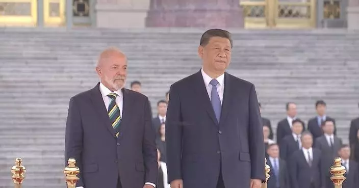Xi holds welcome ceremony for Brazilian president