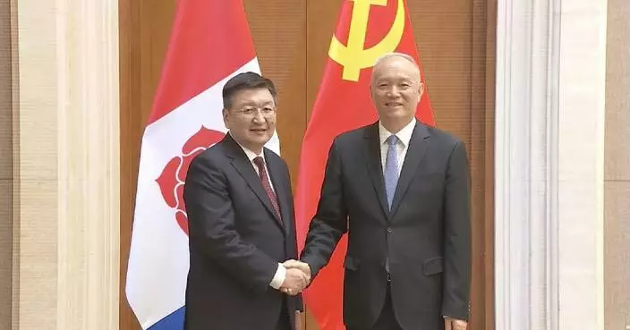 Senior CPC official meets delegation of Mongolian People&#8217;s Party