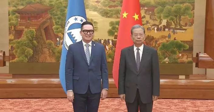China&#8217;s top legislator meets president of Central American Parliament