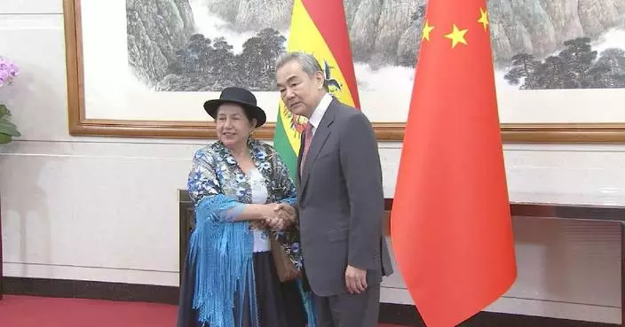 Chinese FM meets Bolivian counterpart