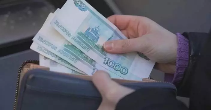 Russian ruble hits two-year high against U.S. dollar
