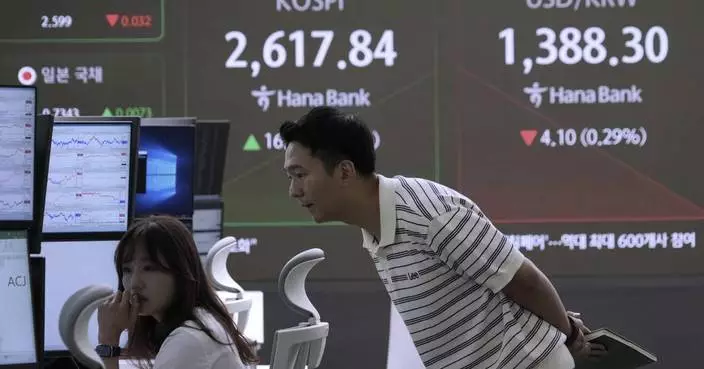US stocks fall following jump in Treasury yields, mixed profit reports from retailers