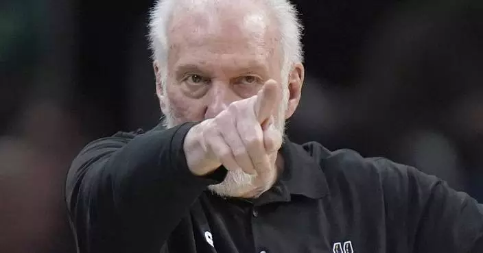 Some key moments in the career of San Antonio coach Gregg Popovich