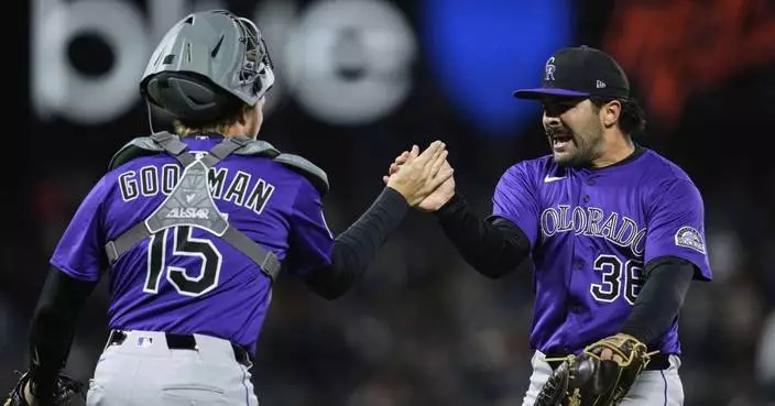 Rockies rally past Giants 4-3, denying Justin Verlander his 1st win since joining San Francisco