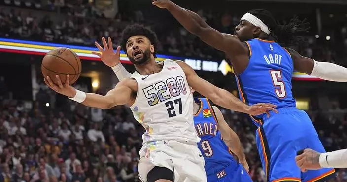 A sick Jamal Murray scores 25, powers Nuggets&#8217; 119-107 win over Thunder to force Game 7