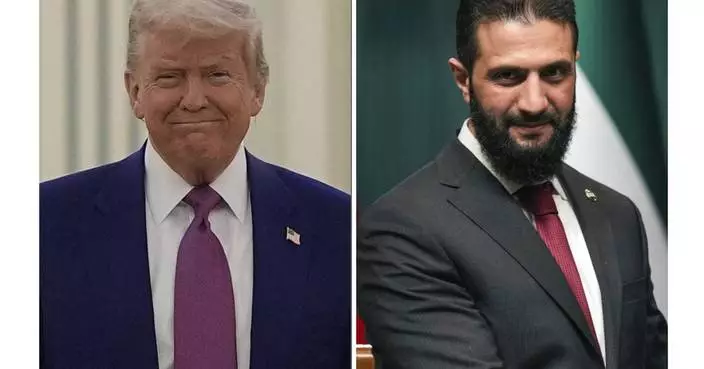 Trump&#8217;s meets with Syria&#8217;s former-insurgent-turned-leader in Saudi Arabia