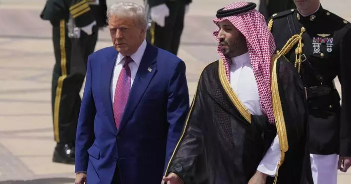 AP PHOTOS: Trump begins four-day Middle East tour