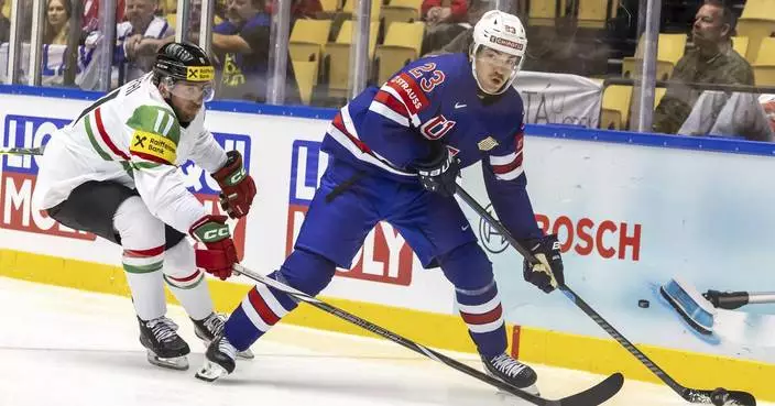 US blank newcomer Hungary for 2nd straight shutout at hockey worlds