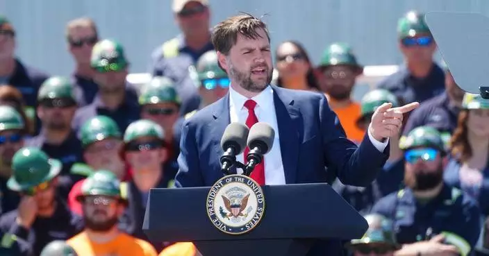 Vance heralds 'industrial renaissance' in his visit to a South Carolina steel plant