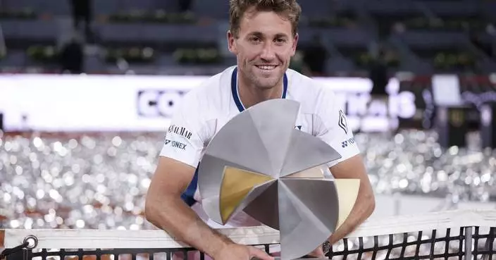 Ruud beats Draper in Madrid Open final to win his first Masters 1000 title