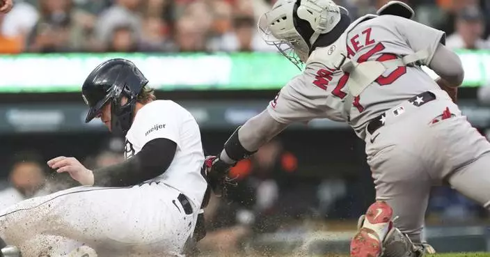 Malloy&#8217;s 9th inning single gives Tigers 6-5 win over the Red Sox