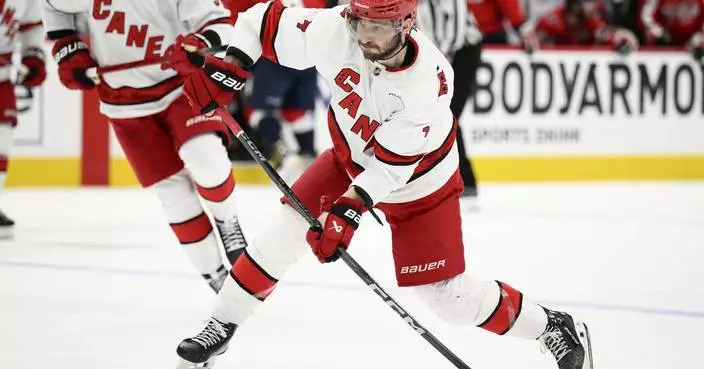 Svechnikov breaks late tie as the Hurricanes beat the Capitals to reach Eastern Conference final