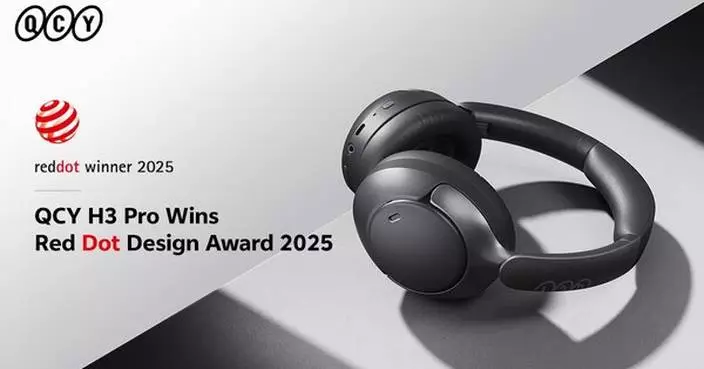 QCY H3 Pro Wins Red Dot Design Award 2025, Continuing a String of Global Design Accolades