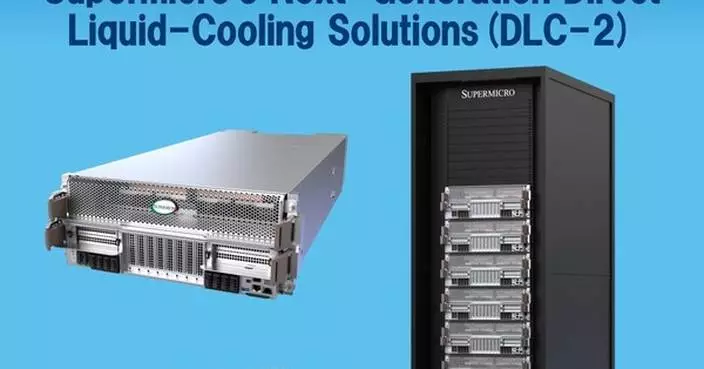 Supermicro&#8217;s DLC-2, the Next Generation Direct Liquid-Cooling Solutions, Aims to Reduce Data Center Power, Water, Noise, and Space, Saving on Electricity Cost by up to 40%, and Lowering TCO by up to 20%