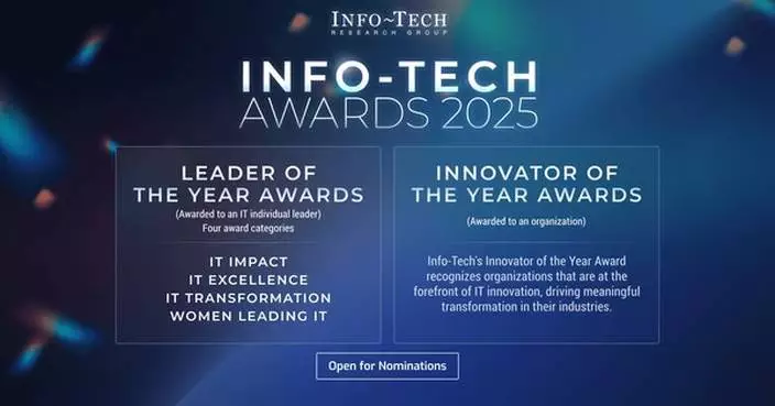 Info-Tech Research Group Expands Annual Awards Program to Spotlight IT Leadership, Excellence, and Innovation