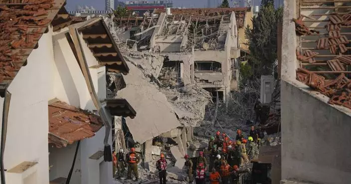 The Latest: Iran launches retaliatory strikes on Israel, killing at least 3 people
