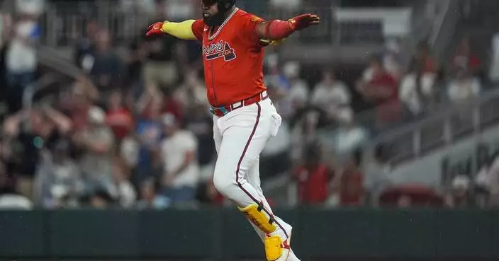 Ozuna and Harris hit3-run homers to power Braves to 12-4 comeback win over struggling Rockies