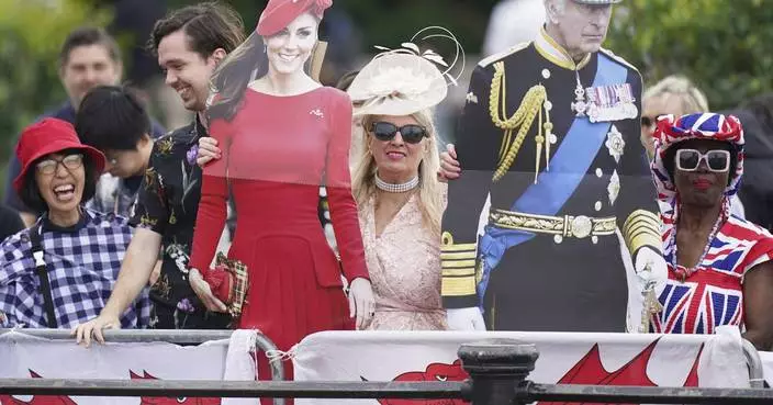 Photos show the British royals at the Trooping the Colour parade