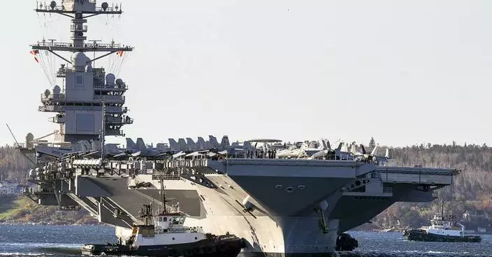 US carrier strike group embarks on a scheduled deployment amid Middle East tensions