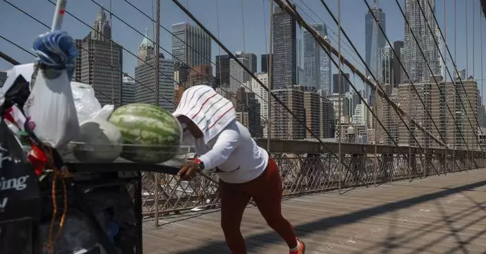 Photos of Americans seeking relief from record-breaking heat wave