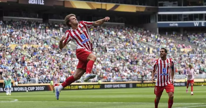 Barrios scores twice, Atlético Madrid beats Seattle Sounders 3-1 in Club World Cup