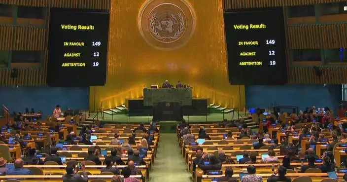 UN General Assembly adopts resolution demanding immediate Gaza ceasefire
