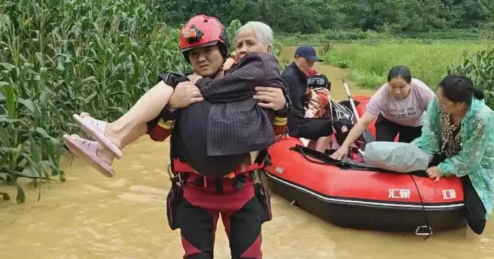 Heavy rains trigger severe flooding across south China, forcing thousands to evacuate