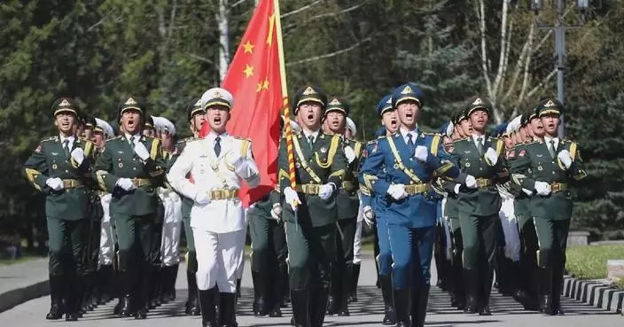 Chinese PLA Guard of Honor train hard to present professional image