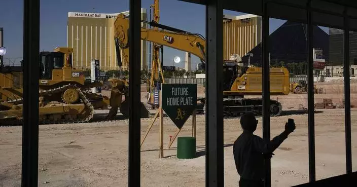 Athletics celebrate groundbreaking of $1.75 billion stadium project in Las Vegas