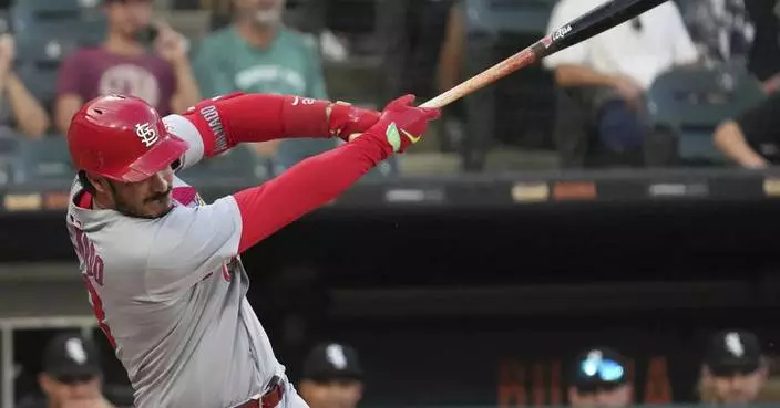 Arenado hits 350th homer, drives in go-ahead run in 10th to help Cardinals sweep doubleheader