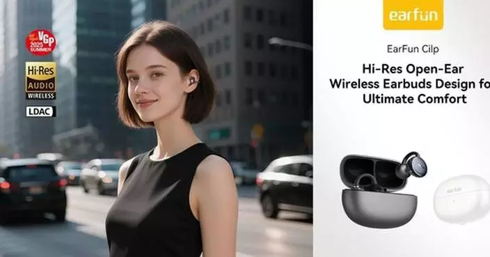 EarFun's Clip Open-Ear Earbuds Bring Superior Clip-On Ergonomics with a Silicone Touch for Everyday Comfort