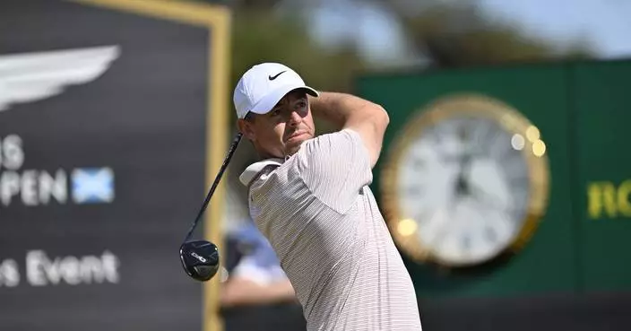 Rory McIlroy hitting his stride and shares Scottish Open lead with Chris Gotterup