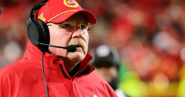 Andy Reid is voted the NFL's top head coach by AP writers