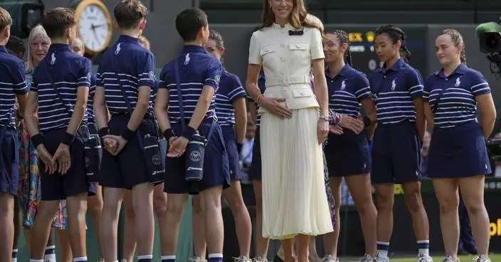 Prince and Princess of Wales arrive at Wimbledon for final between Alcaraz and Sinner