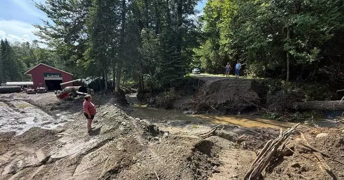 Flash floods once again hit Vermont, damaging homes and roads