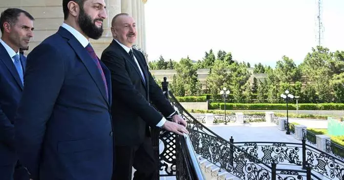 Leaders of Azerbaijan and Syria discuss energy cooperation as they rebuild ties
