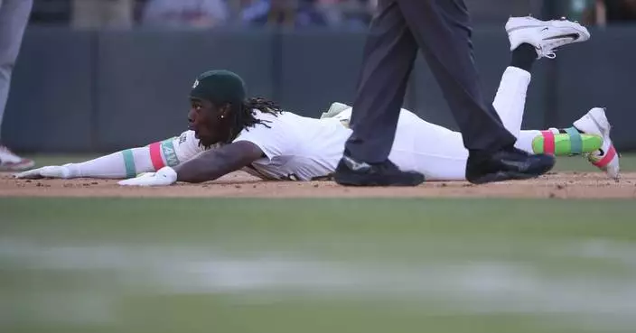 Lawrence Butler hits 1st leadoff inside-the-park homer for A&#8217;s in 82 years, adds solo shot in 3rd