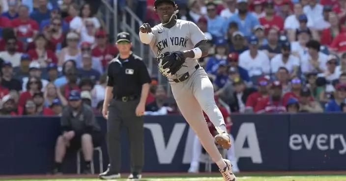 Yankees move All-Star infielder Jazz Chisholm Jr. from third base back to second