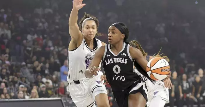 Jackie Young scores final 10 points for Aces in 104-102 win over Valkyries