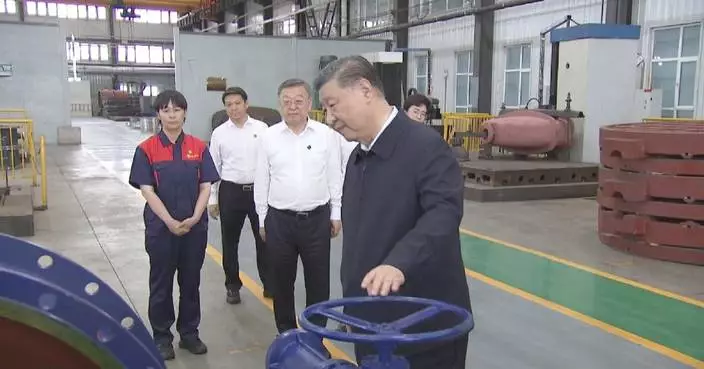 Xi inspects manufacturing company in Shanxi