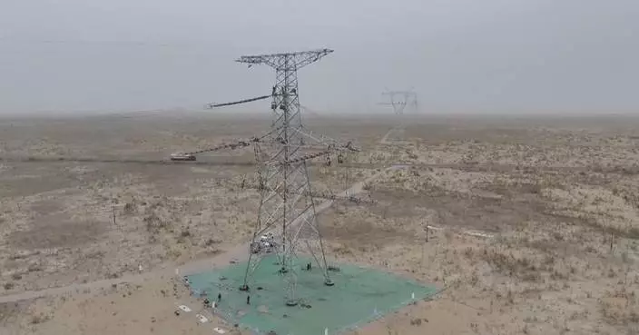 China completes mega power transmission loop around southern Xinjiang desert