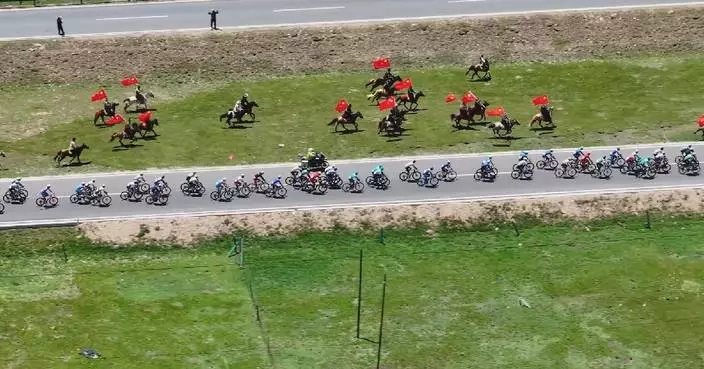 2025 Qinghai cycling race concludes amid breathtaking scenery