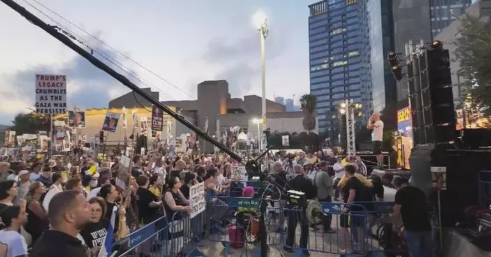 Thousands of Israelis rally in Tel Aviv, calling for Gaza ceasefire, hostage release