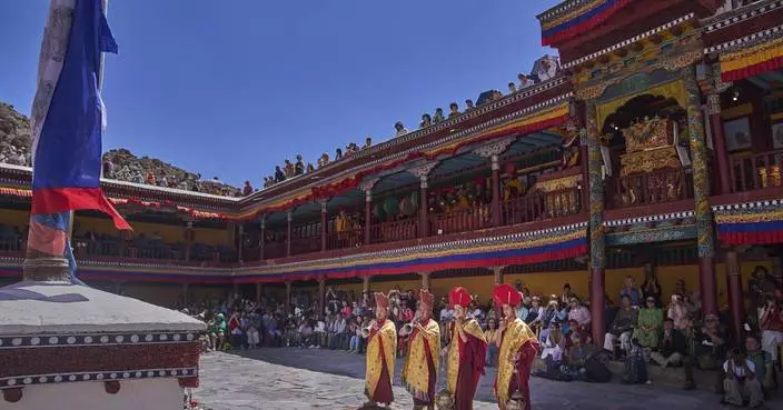 Photos of a Buddhist festival show ritual dances in India’s Ladakh