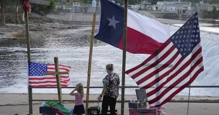 Trump tours Texas flood sites and defends officials amid mounting questions about response