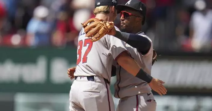 Injury fill-in Alvarez scores winning run and Braves hit 3 HRs to edge Cardinals